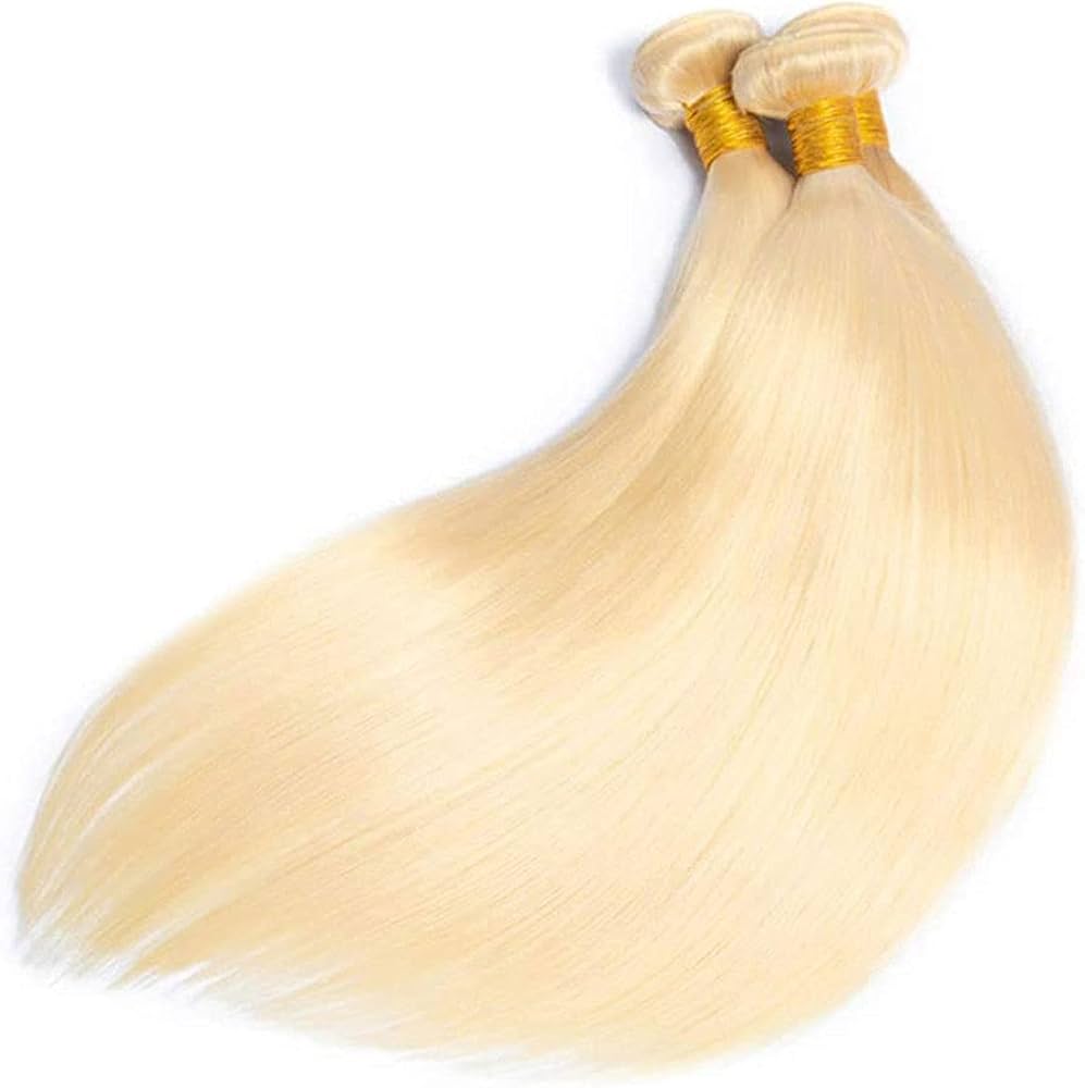 Blonde Kinky Straight Bundle - Couture Coiffure